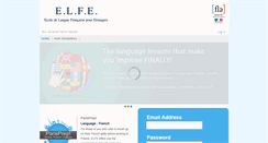 Desktop Screenshot of elfe.lingueo.fr