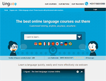 Tablet Screenshot of lingueo.com
